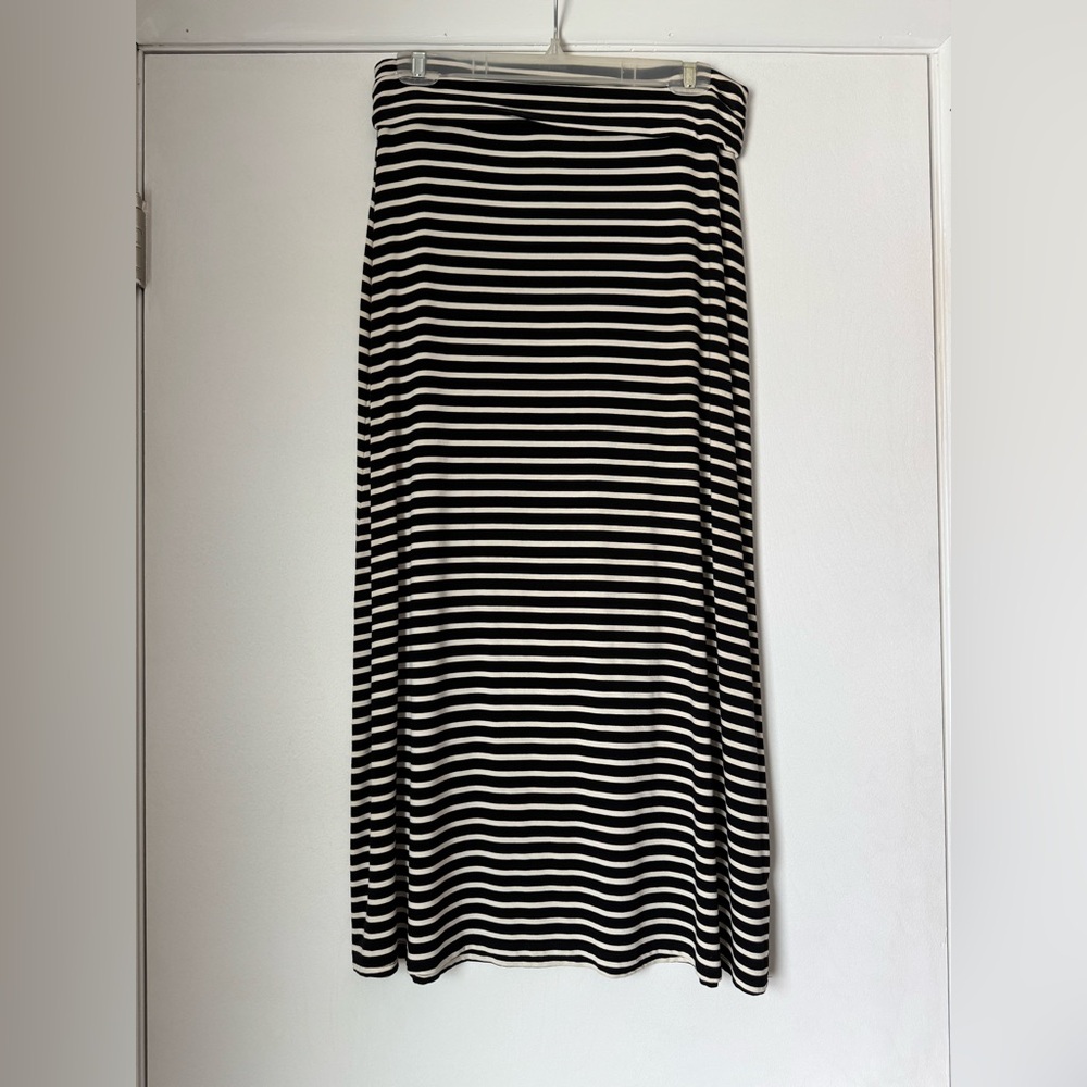J. Crew Striped Maxi Skirt